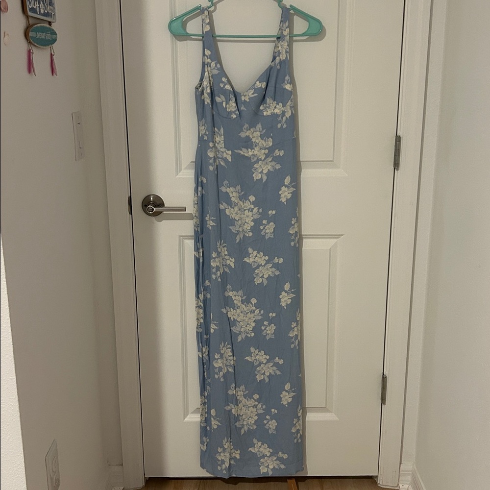 BRAND NEW Reformation Reverie Maxi Dress - Blue Floral
